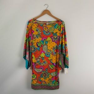 Trina Turk tunic dress / swimsuit cover-up